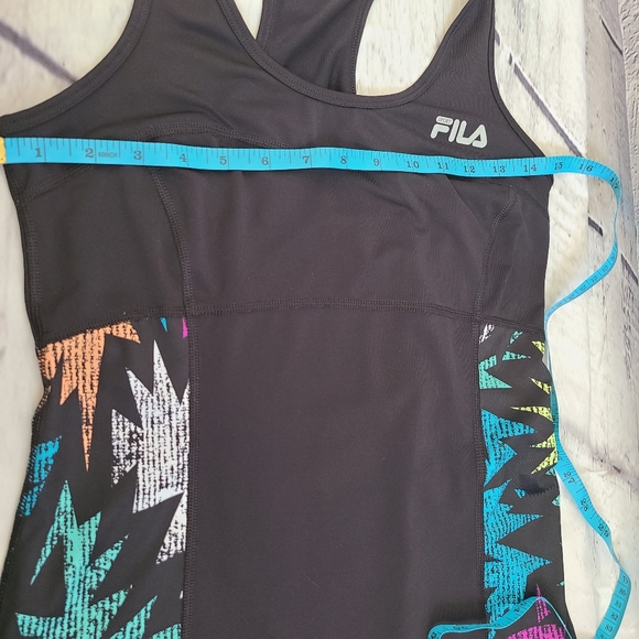 Fila Multi-Color Athletic Racer Back Tank Top S - Picture 7 of 7